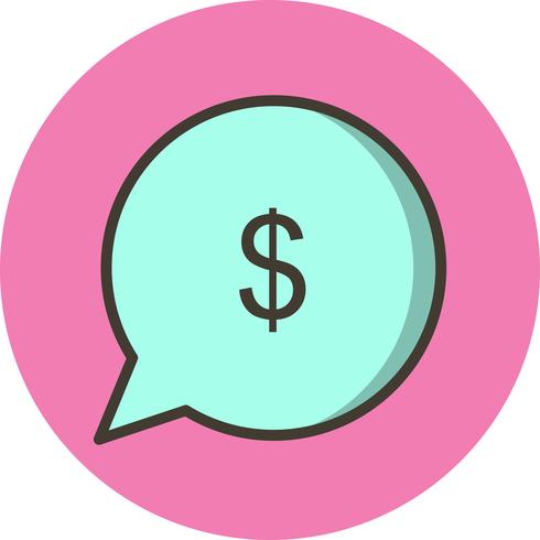 Vector Enviar icono de dinero
