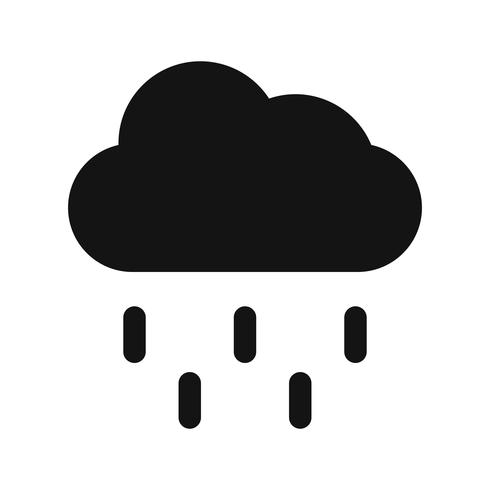 Lluvia vector icono