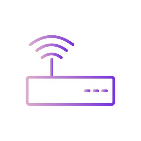 Vector icono de WiFi