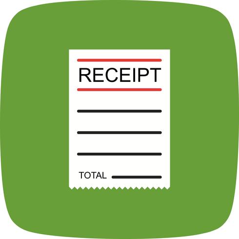 Vector Receipt Icon