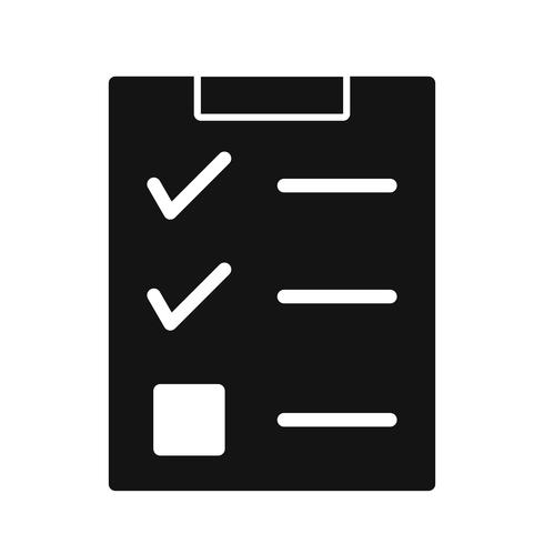 Vector Checklist Icon