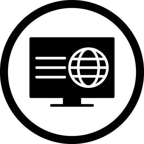 Vector Webpage Icon