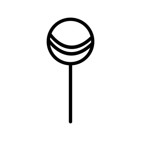 Icono de vector Lollipop