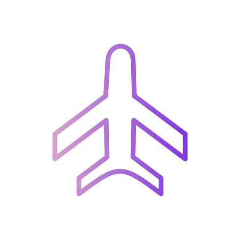 Vector icono de avión