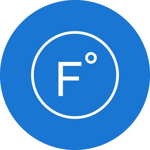 Fahrenheit Vector Icon