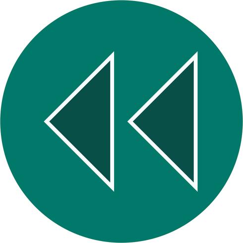 Vector Backward Arrows Icon