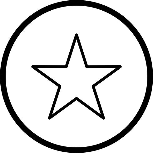 Estrella vector icon