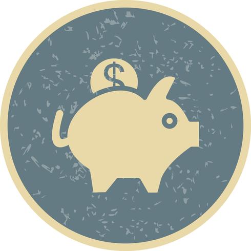 Vector Piggy Bank Icon