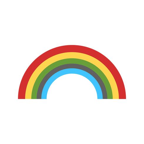 Rainbow Vector Icon