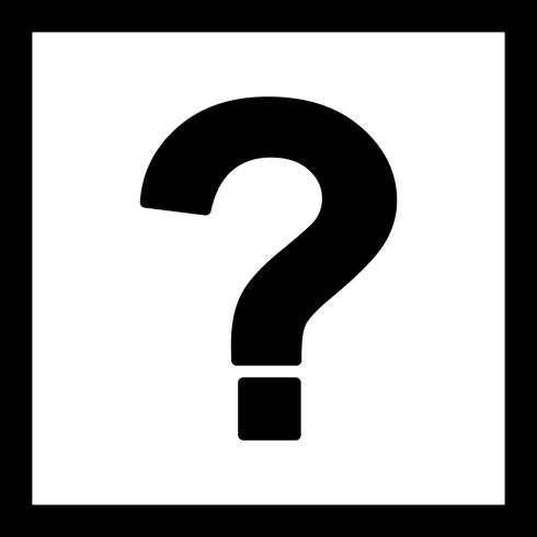 Question Mark Vector Icon