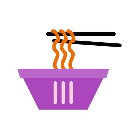 Vector Noodles Icon
