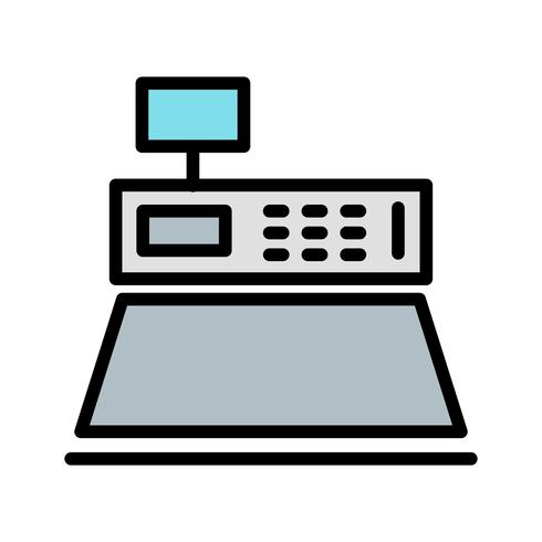 Vector Cash Counter Icon