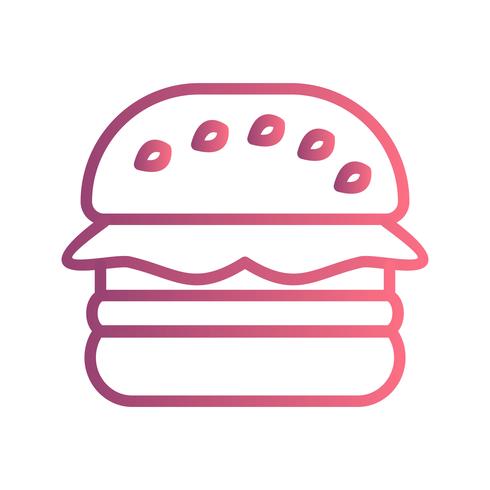 Vector icono de hamburguesa