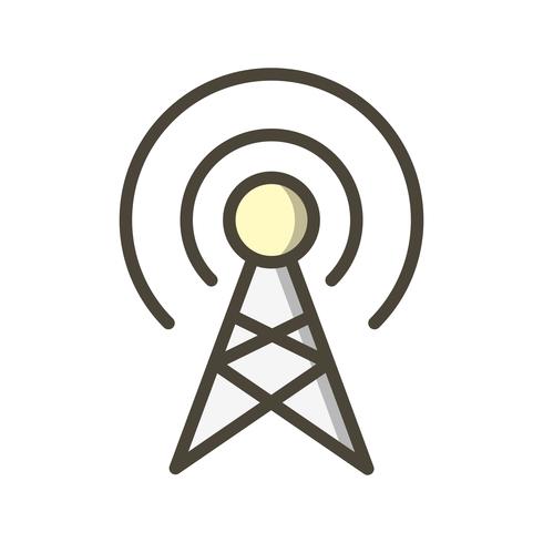 Broadcast Vector Icon