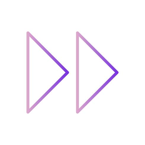 Vector Forward Arrows Icon