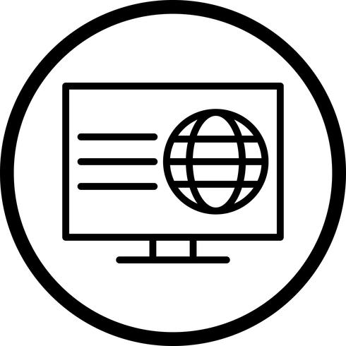 Vector Webpage Icon