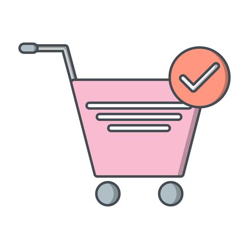 Vector Verified Cart Items Icon