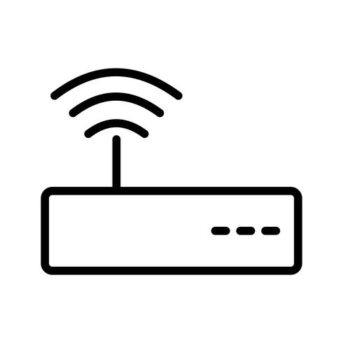 Vector icono de WiFi