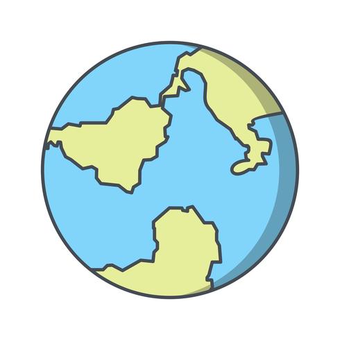 Icono de vector de globo