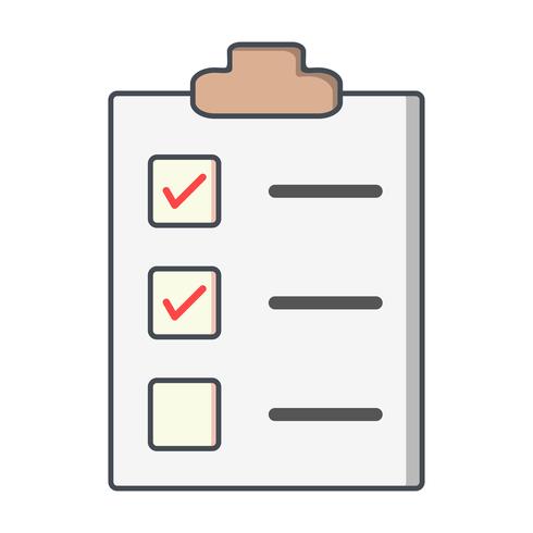 Vector Checklist Icon