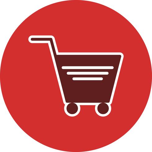 Vector icono de carrito de compras