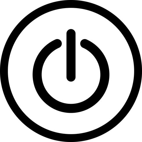 Shutdown Vector Icon