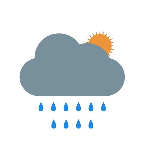 Summer Rain Vector Icon