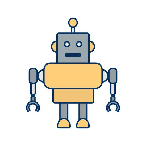 Icono de vector de robot