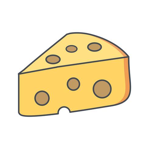 Vector icono de queso