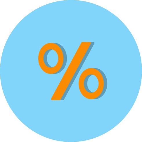 Percentage Vector Icon