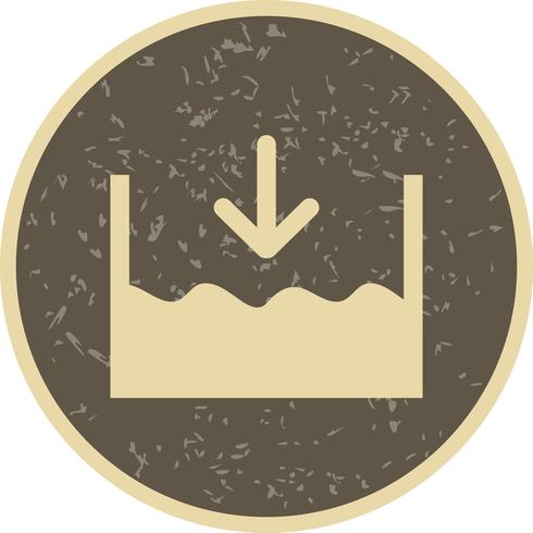  Below sea level Vector Icon
