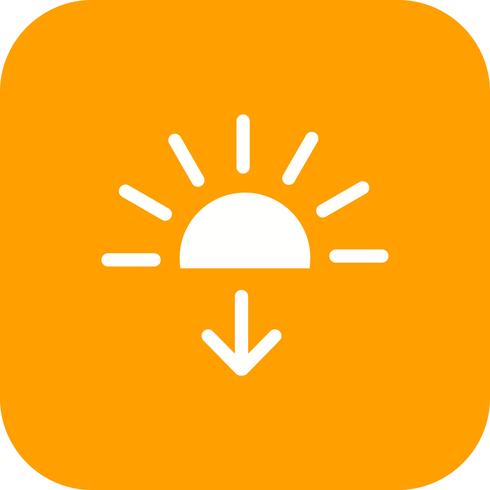 Sundown Vector Icon