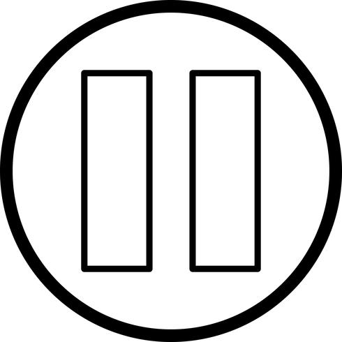 Pause Vector Icon