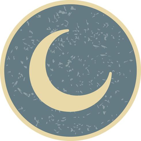 Luna nueva Vector icono