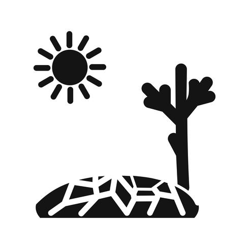 Drought Vector Icon