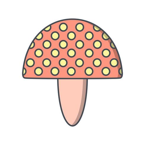 Vector Mushroom Icon