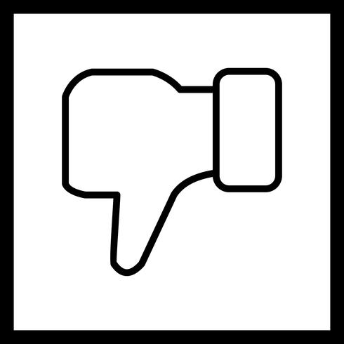 Dislike Vector Icon