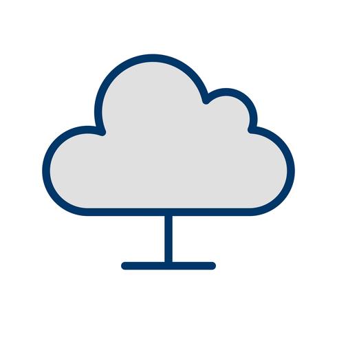 Cloud Computing Vector Icon