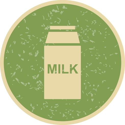 Vector icono de leche