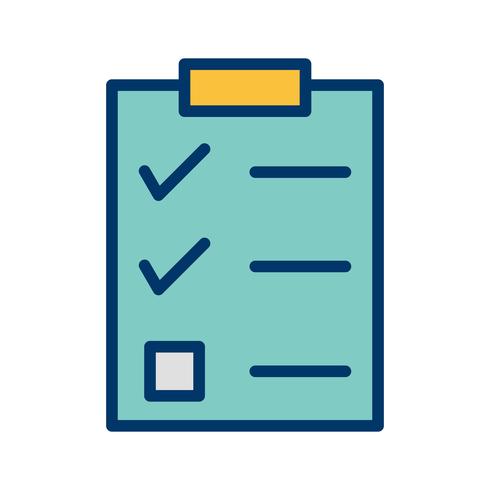 Vector Checklist Icon