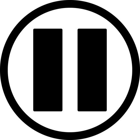 Pause Vector Icon
