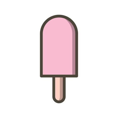 Icono de helado de vector