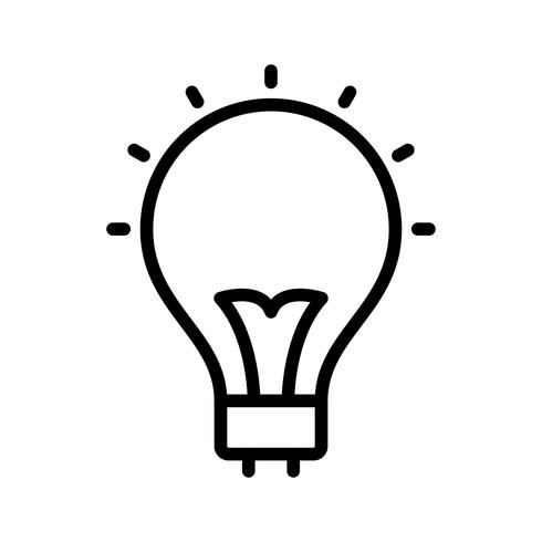 Vector Bulb Icon