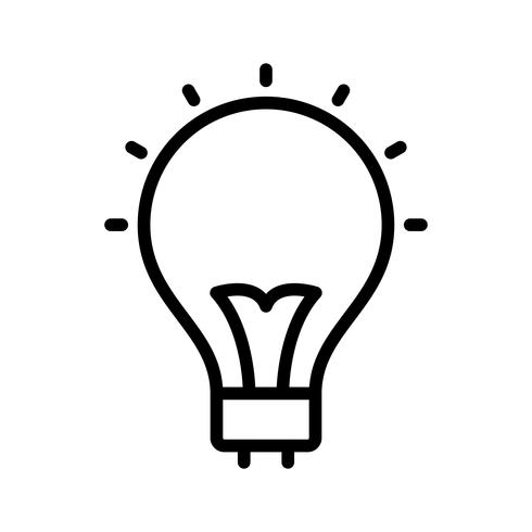 Vector Bulb Icon