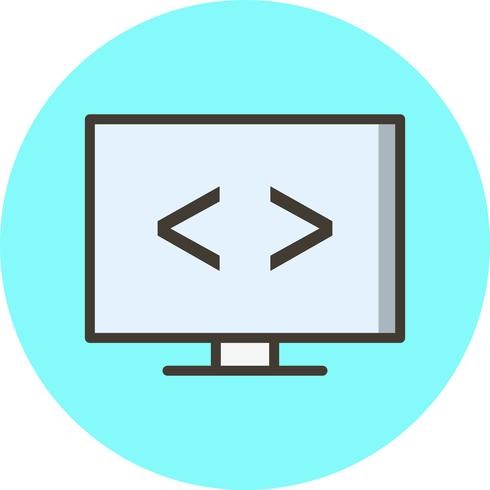 Icono de optimización de código vectorial vector