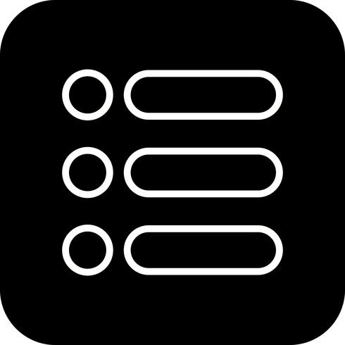 List Vector Icon