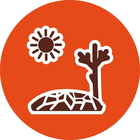 Drought Vector Icon