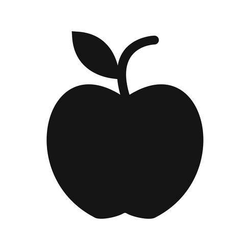 icono de vector de manzana