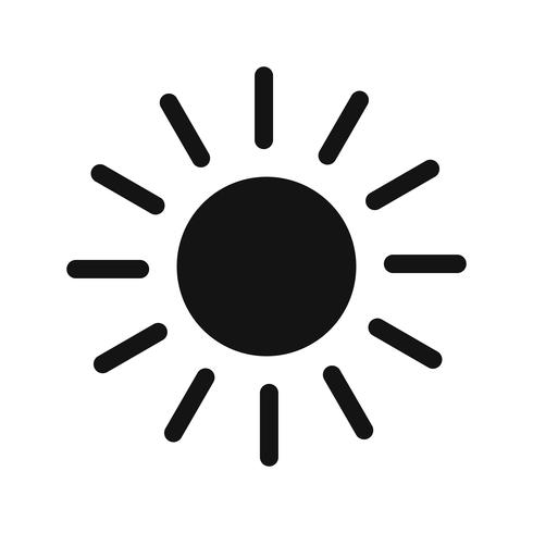 Sun Vector Icon