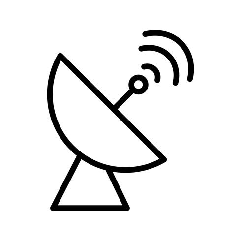 Satellite Dish Vector Icon